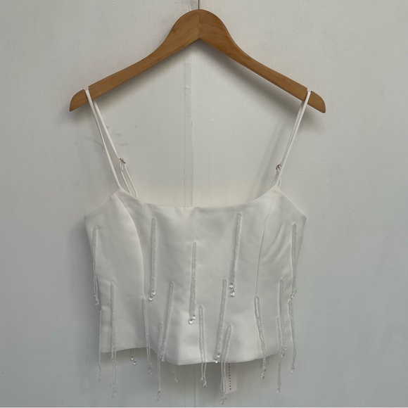 Anthropologie Delfi Collective Bijou & Joya Crop Top Mini Skirt Set NWT - Picture 2 of 16